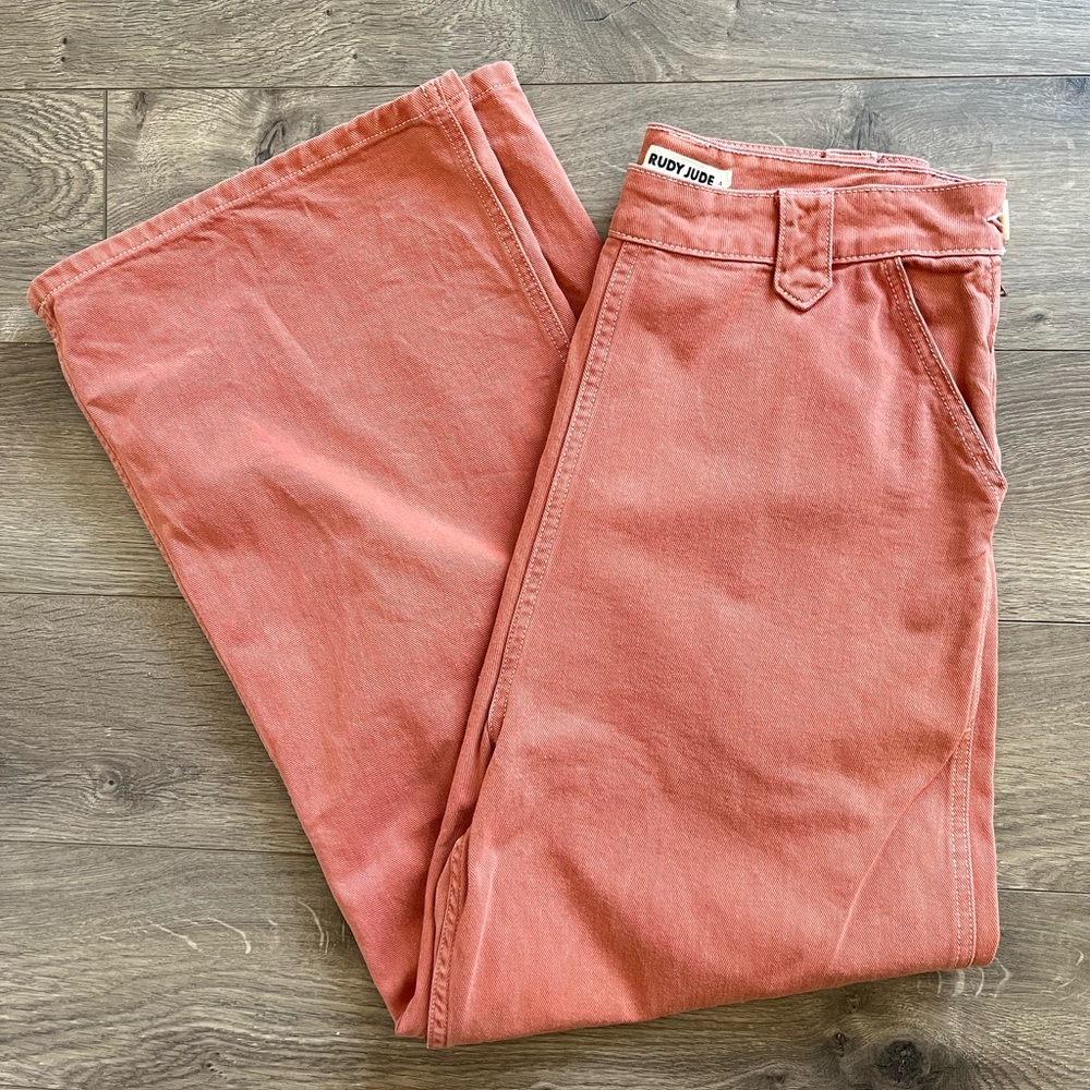 Rudy Jude Sailor Jeans, size 4, Rust